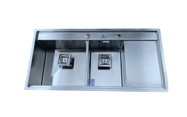 Chậu Rửa Bát Nhật 2 Hố 1 Bàn 100x48.5