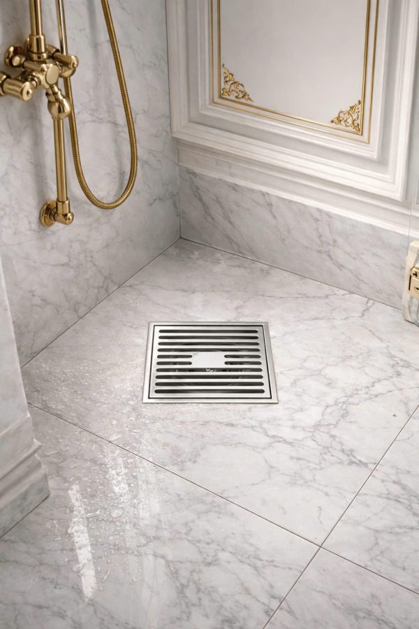 Ga Thoát Sàn 09 Inox 304 - Mặt 15x15
