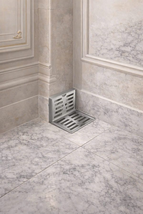 Ga Thoát Sàn Góc 14 Inox 304