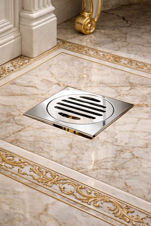 Ga Thoát Sàn Bóng Inox 304 - Mặt 12x12