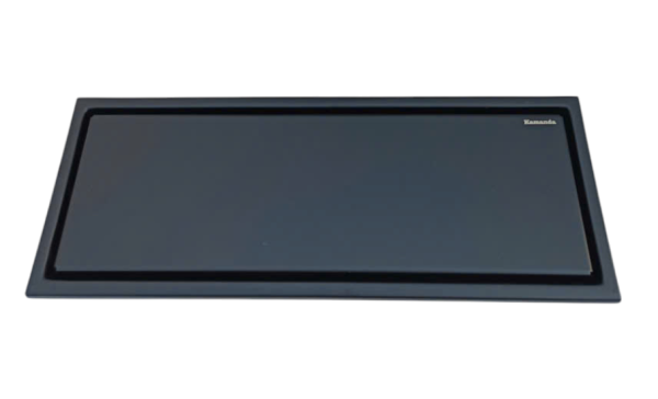 Ga Thoát Sàn Công Nghiệp 30x10 - Mạ Đen Âm Lỗ Thoát Giữa